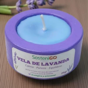 Vela con Base Ecológica - Lavanda